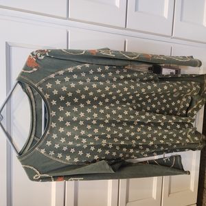 Brand New DDR cowboys up my sleeve shirt